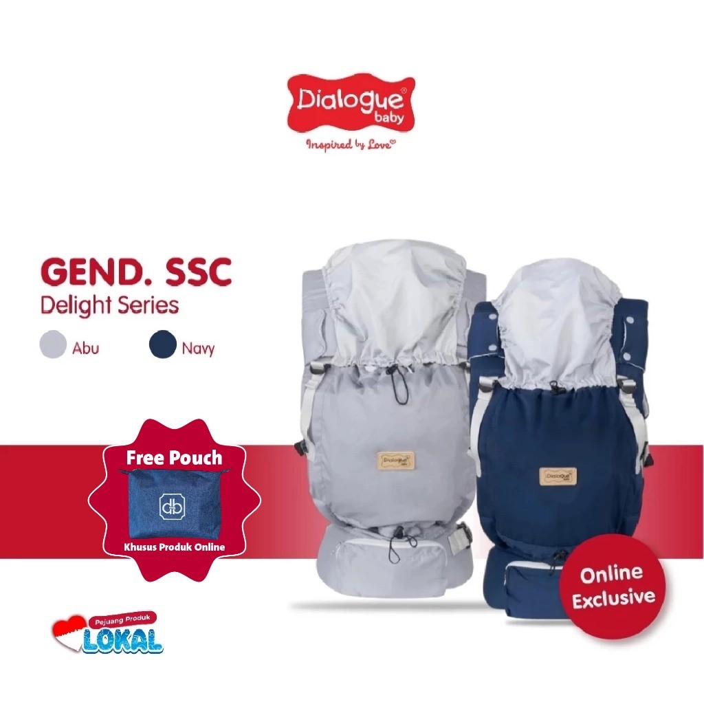 Dialogue Baby Gendongan Bayi SSC M-Shape Delight Series
