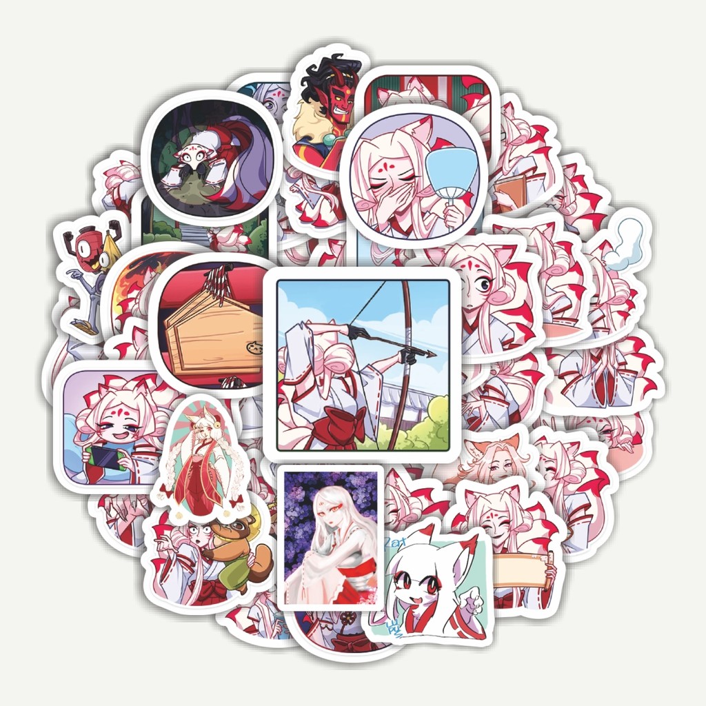 

Sticker Pack Stiker Kartun Funny Kumiko Fox | Sticker TUMBLR | Stiker LAPTOP KOPER HELM