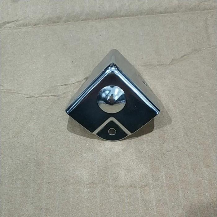 (BACA DESKRIPSI) siku sudut hardcase chrome / siku sudut besi / siku sudut rata