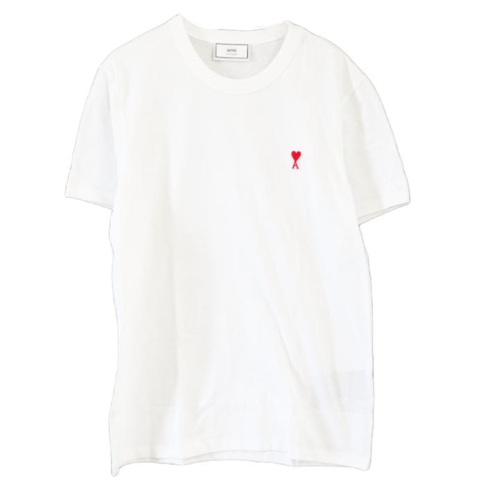 (COD) Ami Paris White Small Logo / Kaos Branded Original - M
