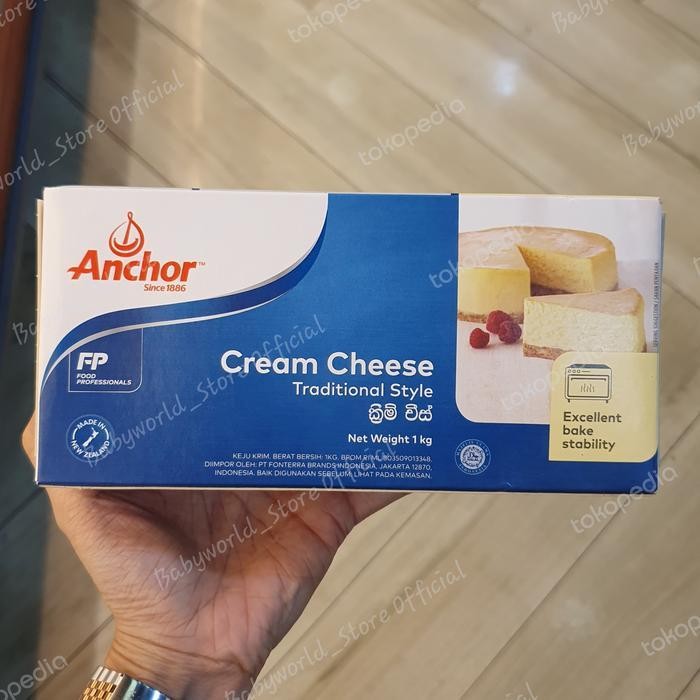 

Anchor Cream Cheese Traditional Style Import 1kg ( Instant Only )