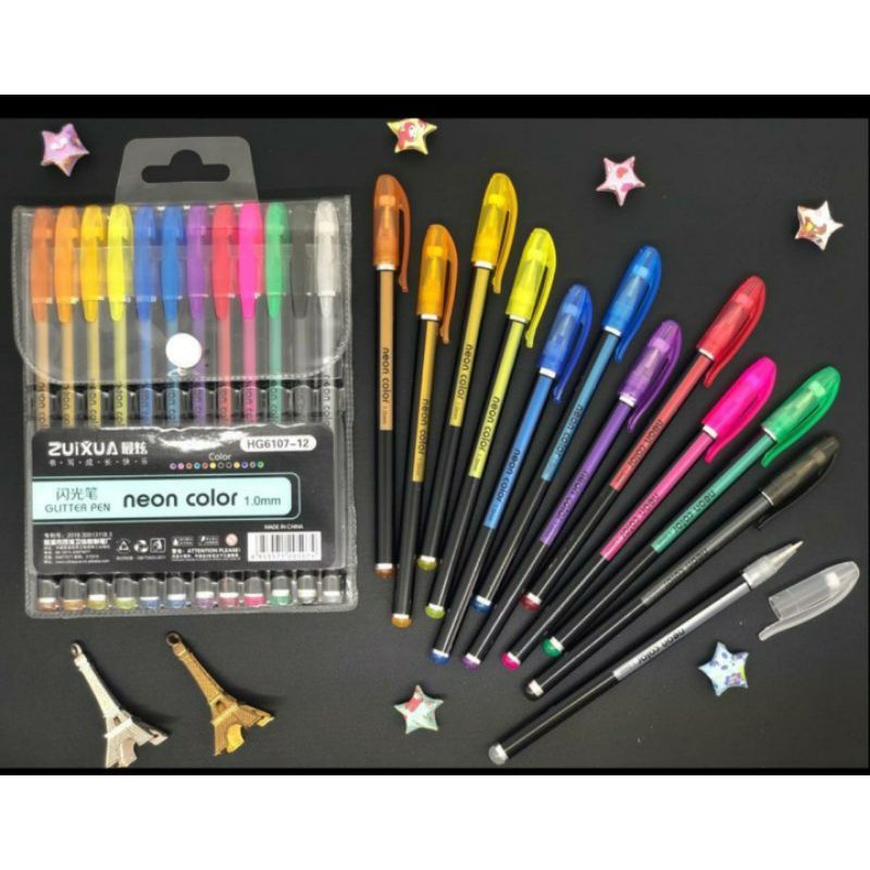 

pen gel warna warni NEON/color pen/gel pen color/pen NEON
