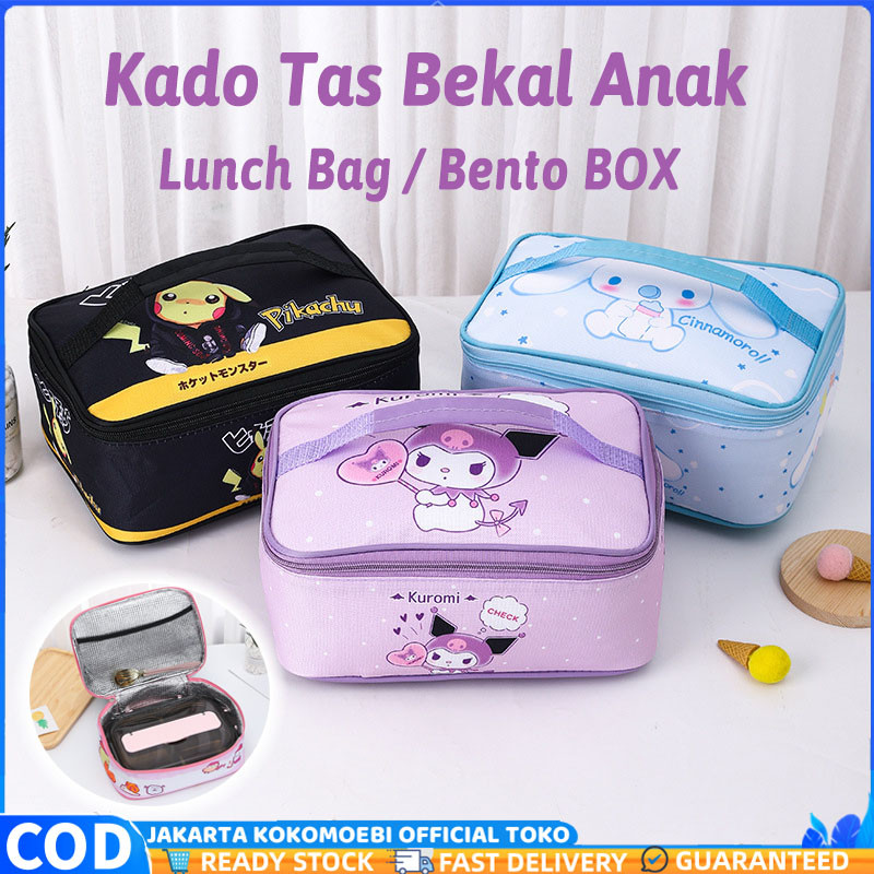 Tas Bekal Tempat Bekal Karakter Lunch Bag Handel Tas Bekal Anak TK SD PAUD Anak Laki-laki Perempuan 