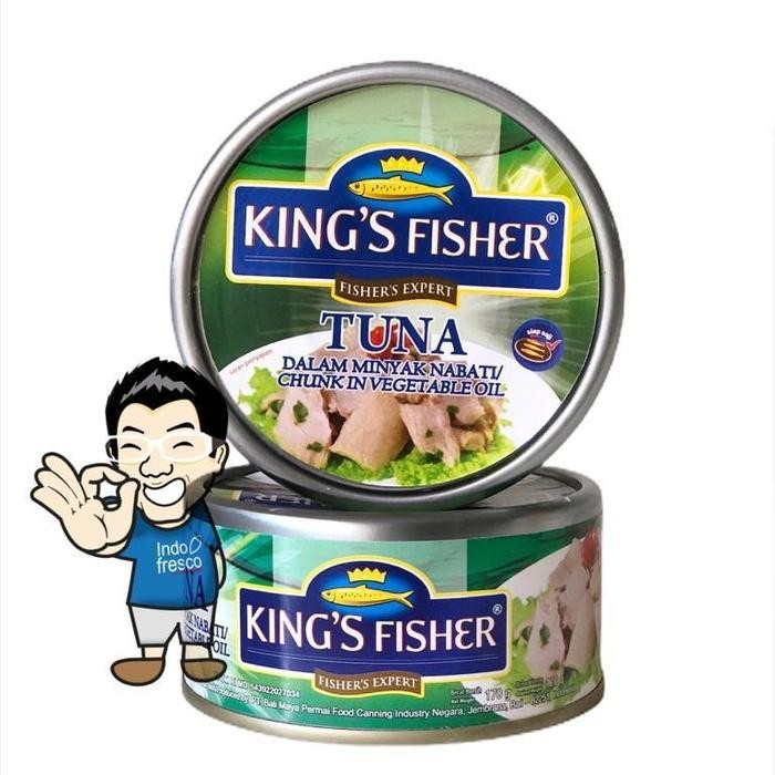 

PROMO! King's Fisher Tuna In Canned- Daging Tuna Kaleng 170 g - Tuna in Oil