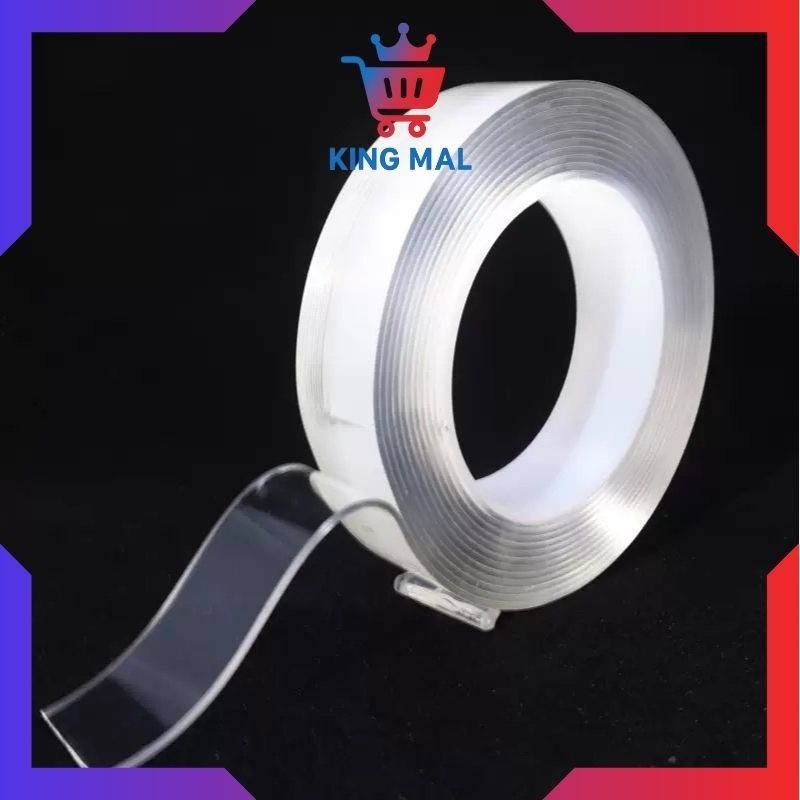 

Double Tape Bening Isolasi Nano Bening 2 Sisi Kuat Ukuran Lebar 3cm Terlengkap Solatip Bening Perekat Waterproof Transparan