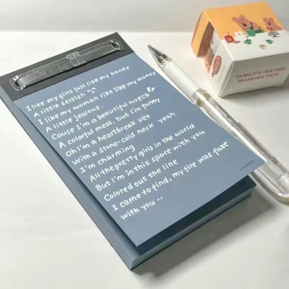 

Creative Non-stick Notebook Daily Weekly Month Planner To Do List Note Pad Stationery Tearable Shopping Check List Gift