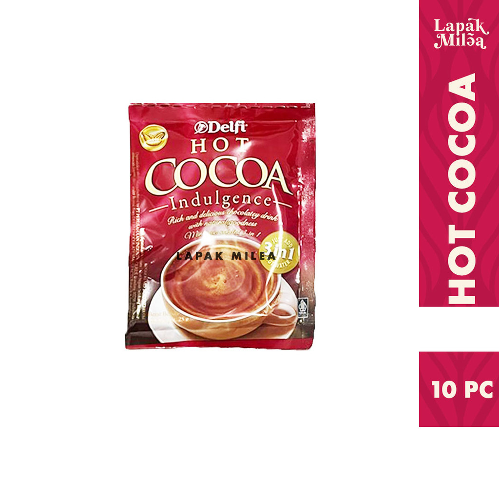 

Delfi Hot Cocoa Indulgence Coklat Bubuk 25gr x 10 pc