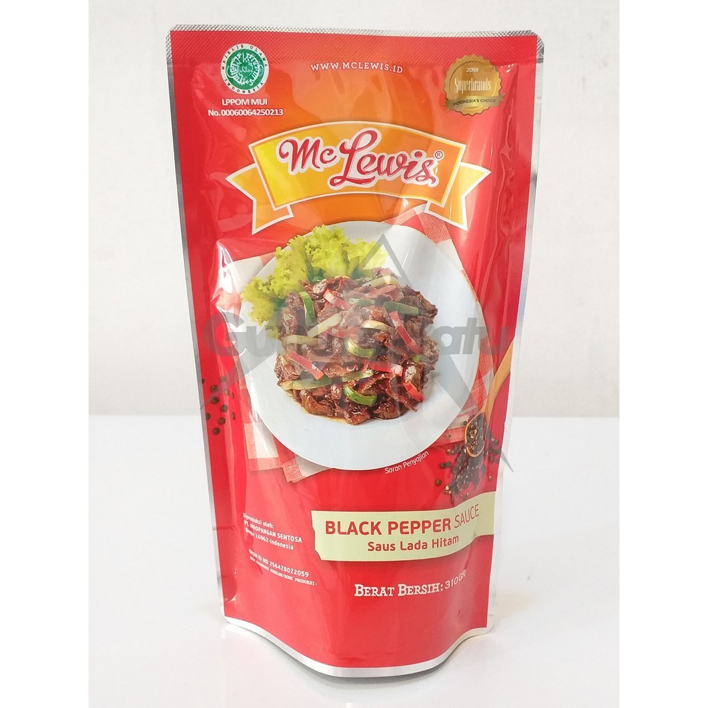 

MC LEWIS SAUS BLACK PEPPER 310 GRAM