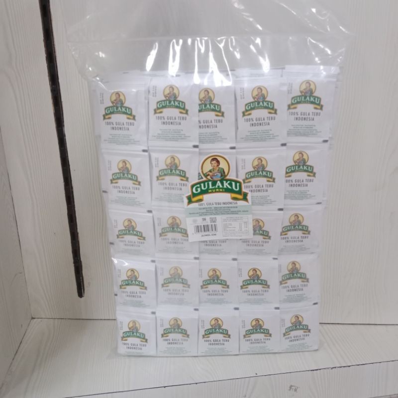 

Gulaku Sachet 8g - 1 pak isi 250 Bungkus Gula Tebu Manis LKID