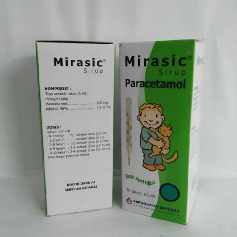 Mirasic Sirup Paracetamol 60ml / min nafad