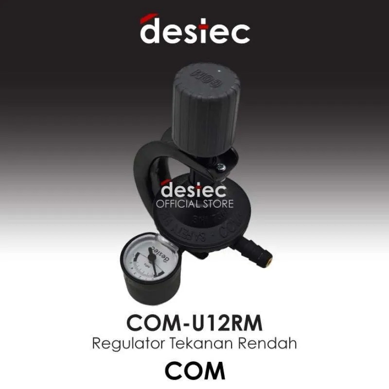 Regulator DESTEC Meter U12RM - Regulator Gas Destec COM U 12RM Regulator Kompor Gas