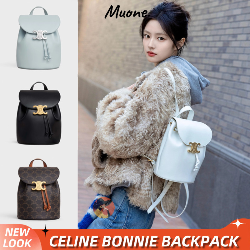 CELINE BONNIE IN Triomphe Canvas and calfskin BACKPACK tas ransel wanita