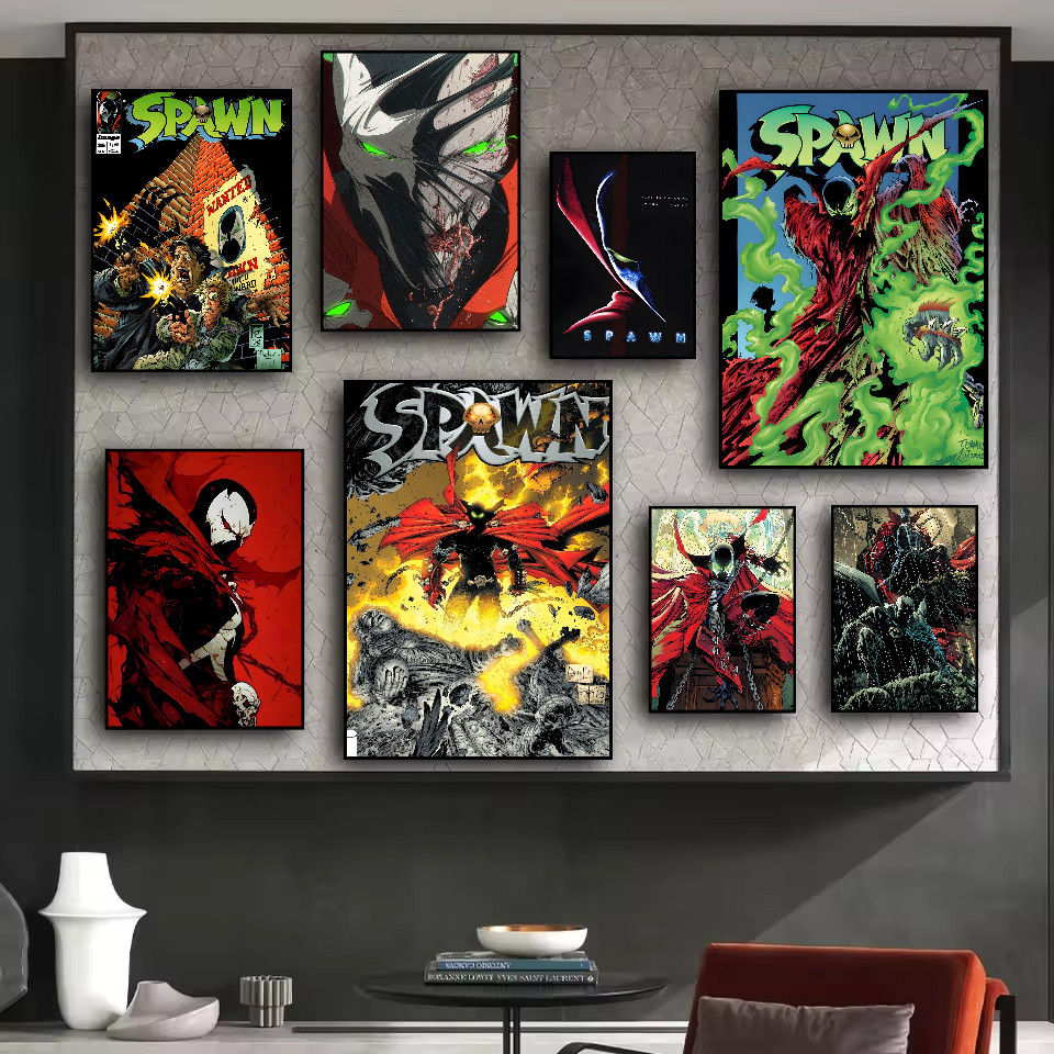 Anime S-Spawn Poster HD art sticky wall waterproof home living room bedroom bar aesthetic decoration