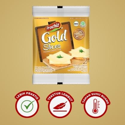 

Prochiz Gold Keju Slice [2's x 8 pcs/renceng]