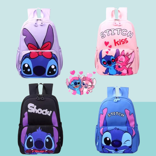 BAB438 BISA COD Tas ransel anak Stitch backpack z@ra anak import tas punggung anak tas sekolah anak