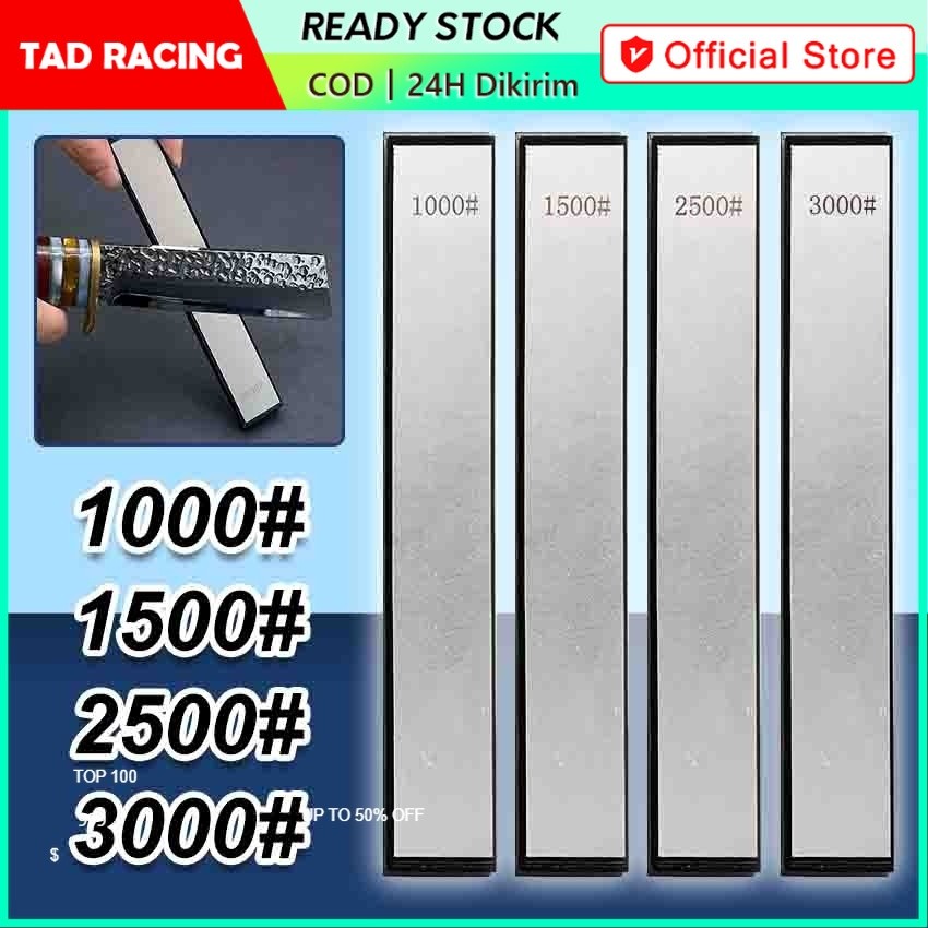 Batu Asah Asahan Diamond Sharpening Plate GRID #1000 #1500 #2000 #3000 - Batu Asah Pengasah Pisau As