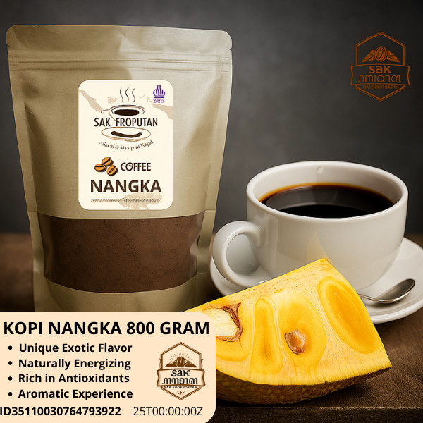 

Bubuk Kopi NANGKA 800 GRAM Rasa Unik Dan Harum Buah buahan