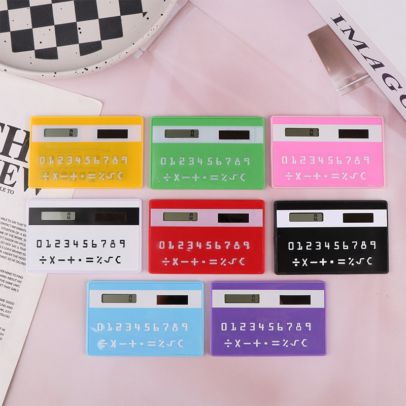 

Optimal Student Mini Calculator: Solar-Powered, 8-Digit, Slim, Portable and Convenient