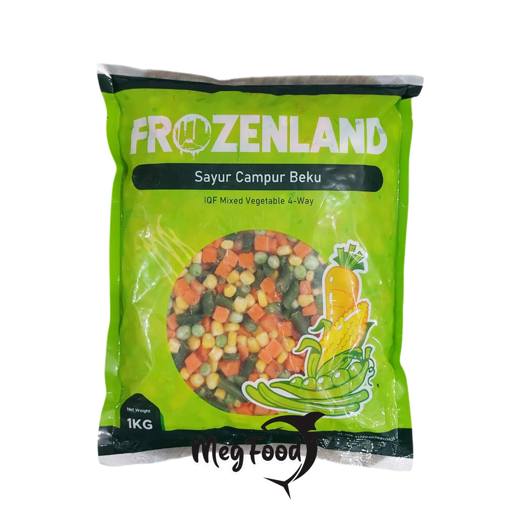 

Frozenland Mixed Vegetable / Mix Vegetable 4 Ways - 1 Kg