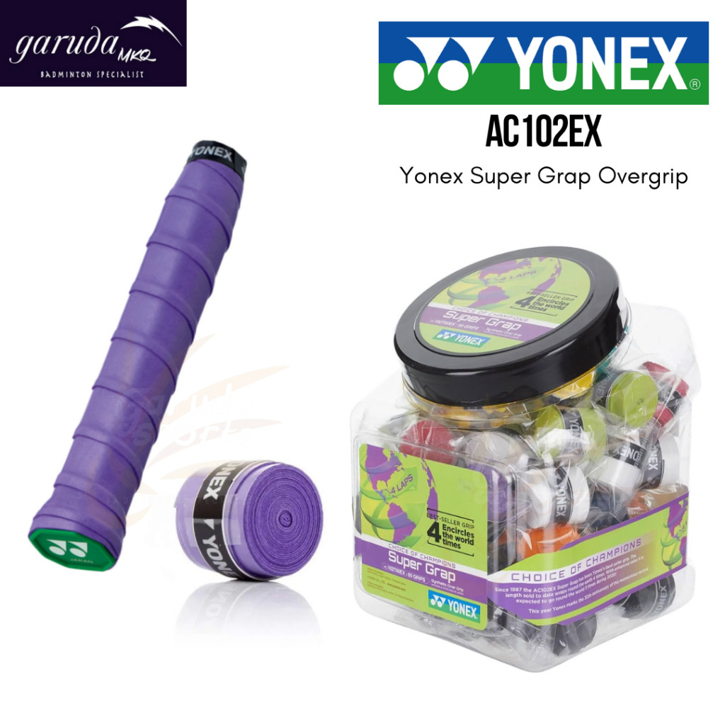 Grip Yonex Karet AC 102 / Grip Karet Yonex AC102 / Grip YONEX AC 102EX