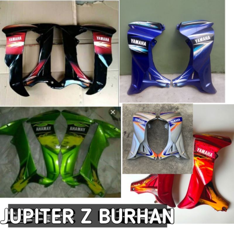 YAMAHA JUPITER Z BURHAN COVER SAYAP LUAR& DALAM JUPITER Z BURHAN HITAM, MARRON, HIJAU, SILVER, BIRU.