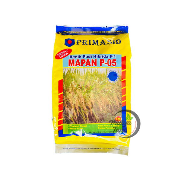Benih Padi Hibrida Mapan 05 Original 1Kg
