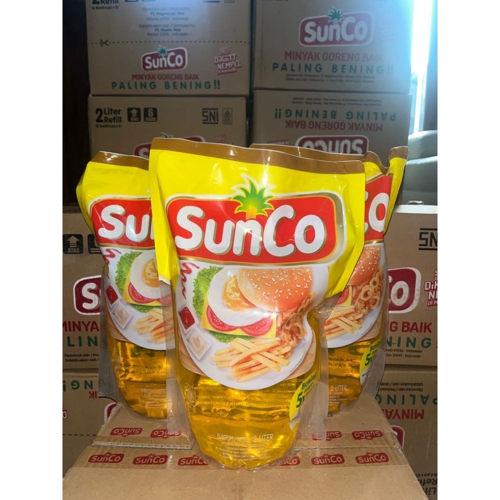 Minyak Goreng Sunco Kartonan 2 liter Promo - isi 6 pcs