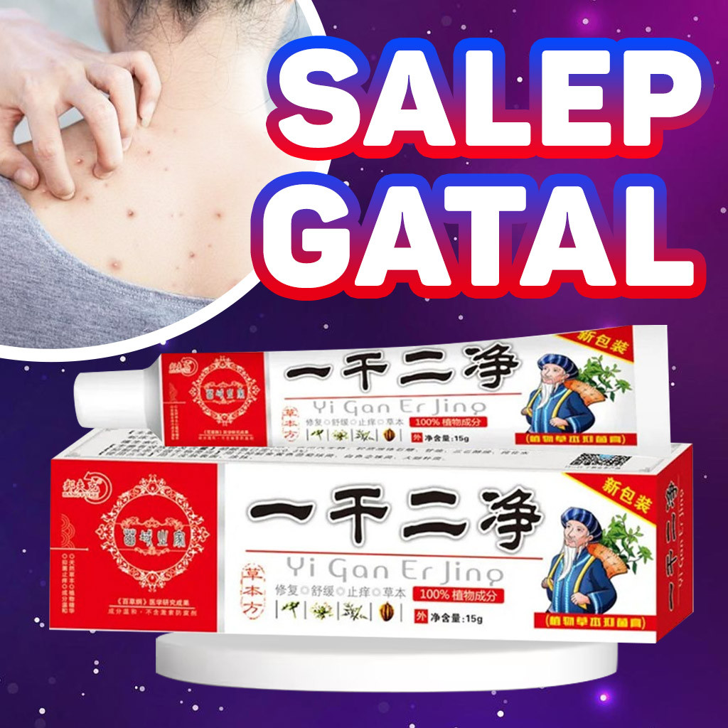 Yi Gan Er Jing Salep Kulit Gatal Panu Jamuran herbal cina Ori