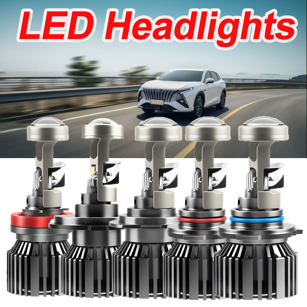 roadsun 120W 20000LM H7 Canbus Car Headlight Mini Projector Lens H11 9005 9006 HB3 HB4 H4 LED Projec