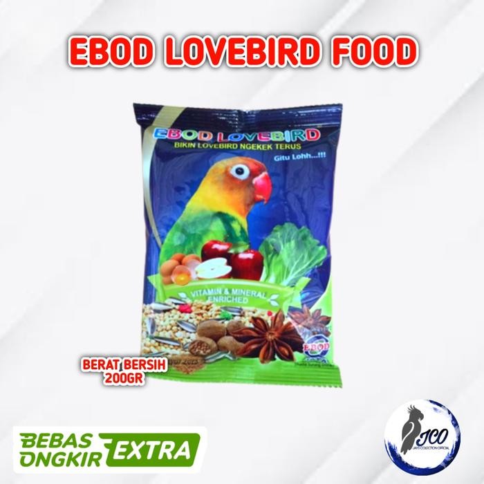 EBOD LOVEBIRD PAKAN BURUNG LOVEBIRD EBOD LOVEBIRD KEMASAN PLASTIK