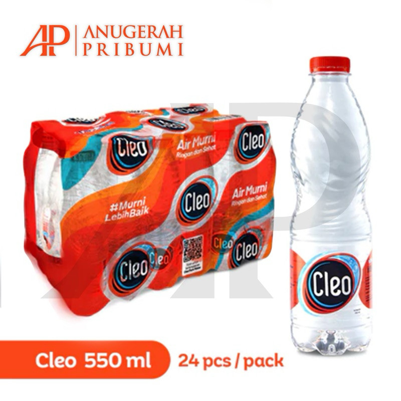 CLEO BOTOL TANGGUNG 550ML ISI 24pcs