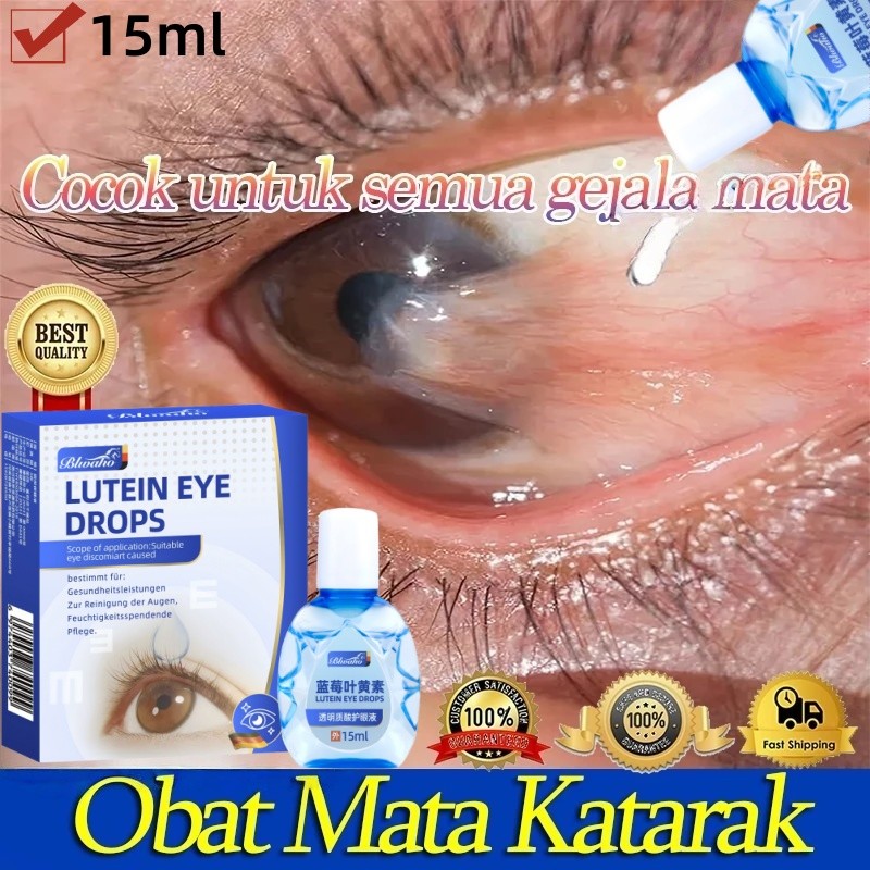 Tetes Mata Lutein & Herbal Obat mata katarak Obat mata minus Obat tetes mata 15ml Tetes mata Obat te