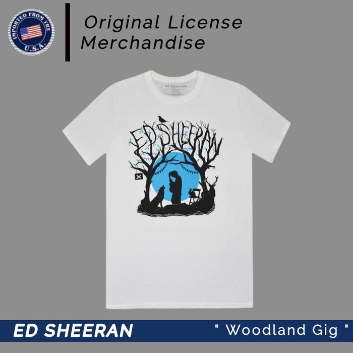 (COD) Kaos T shirt Band Music Original Official Ed Sheeran ED SHEERAN ORI - S