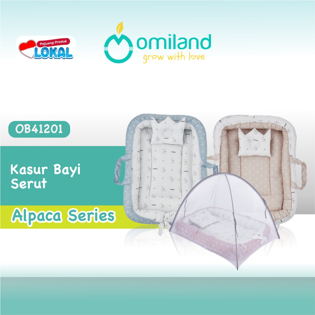 Omiland Kasur Bayi Serut Alpaca Series OB41201