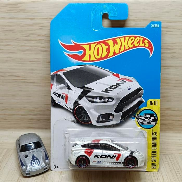 hot wheels ford focus rs koni putih SWO86