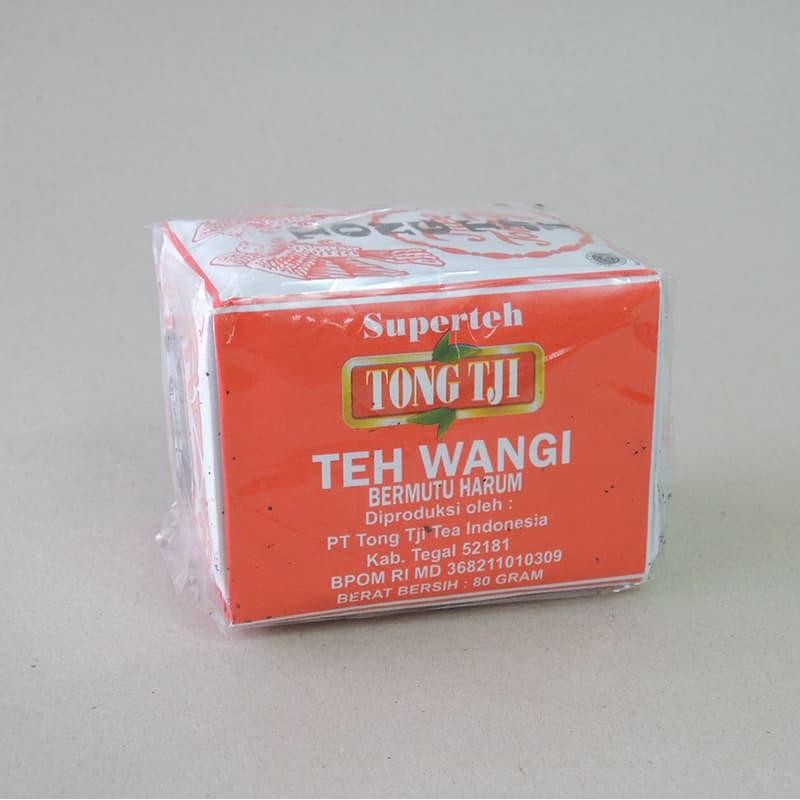 TONG TJI SUPER TEH WANGI KEMASAN KERTAS BERMUTU HARUM 80 GRAM