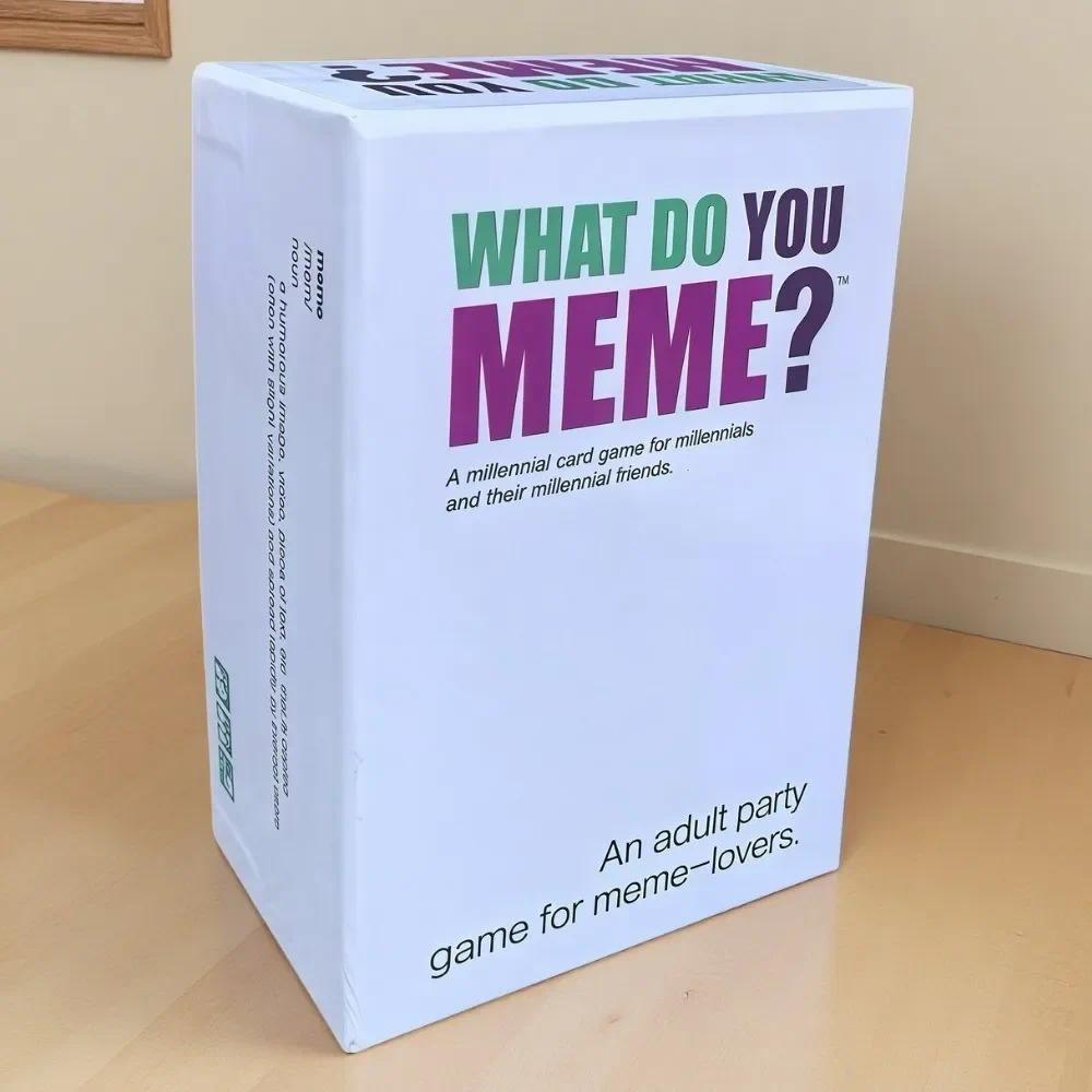 2025  What Do You Meme? Adult Meme Enthusiast Party Card Game, Millennial Social Gathering Board Gam