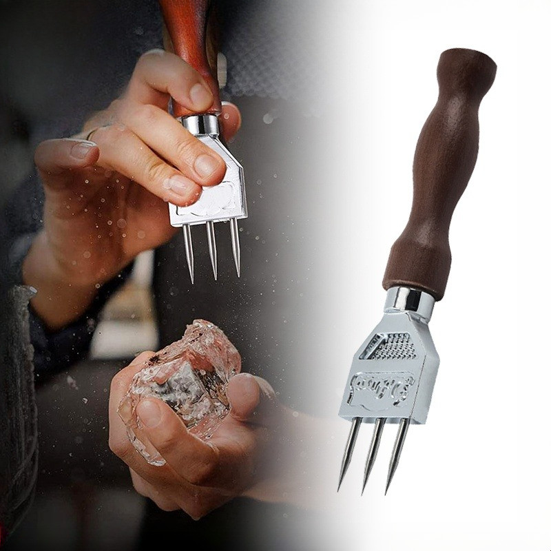 Alat Pemecah Es Batu Manual Ice Pick Stainless Ice Punch Crusher Penghancur Es Batu