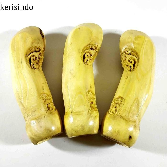 Deder Handle Gagang Keris Model Jogja Yogyakarta Kayu Kemuning KI4