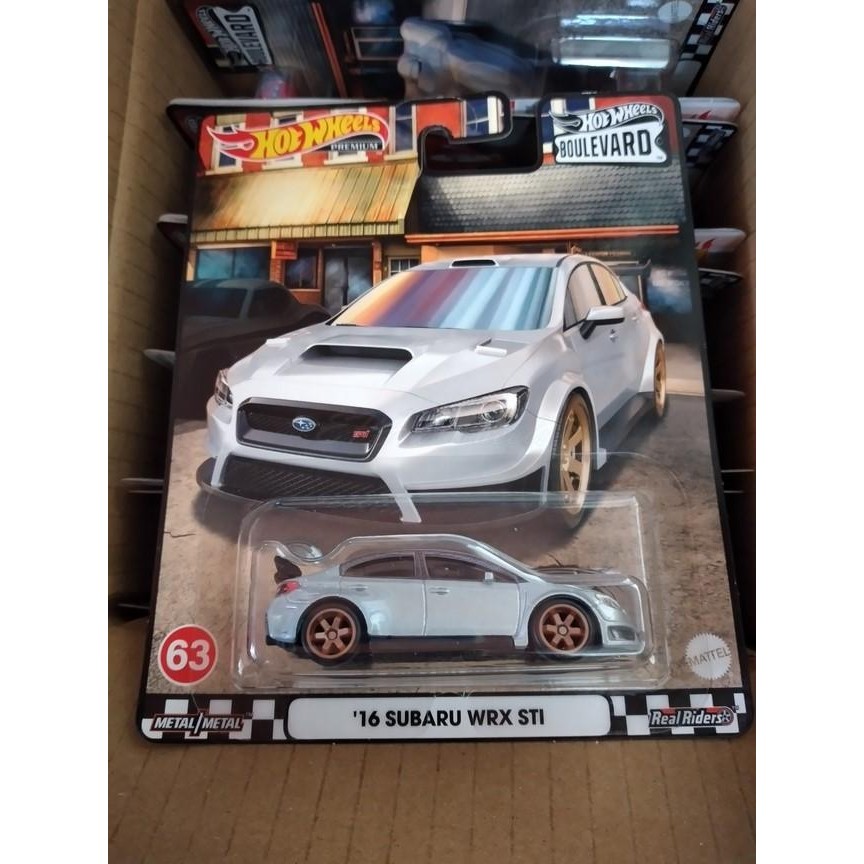 Hot Wheels 16 Subaru WRX STI Silver Boulevard N 2022