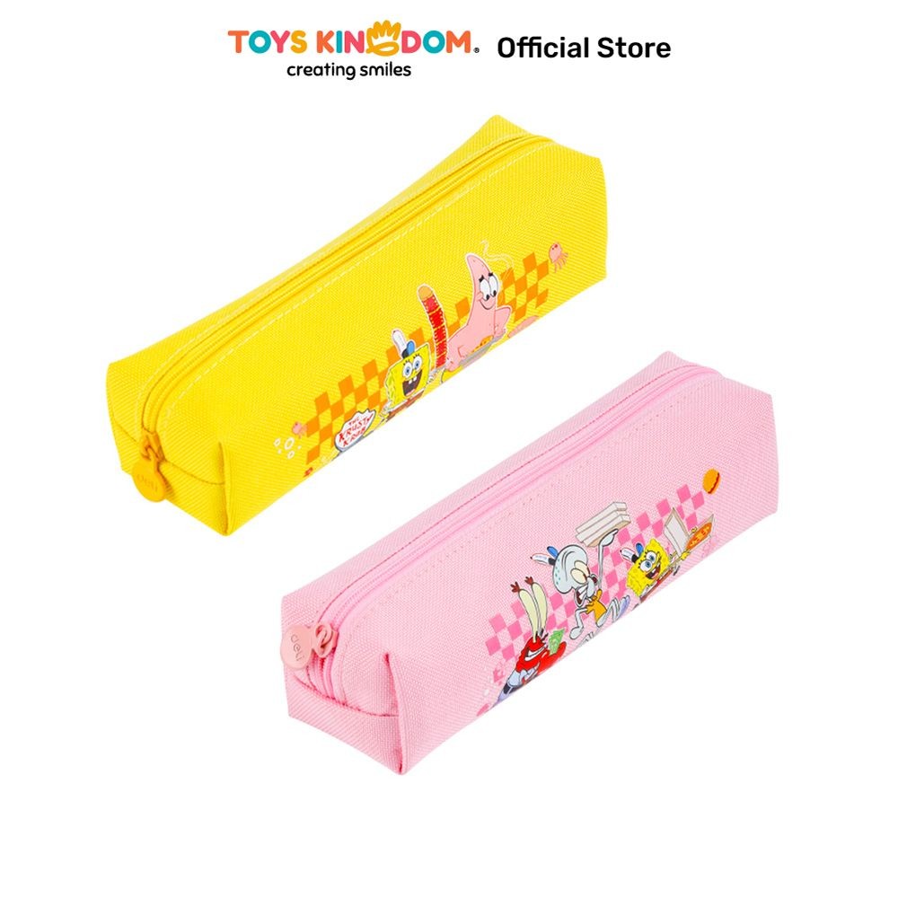 Toys Kingdom Deli Tempat Pensil Spongebob Random Pouch Pensil Pulpen Pencil Case Tempat Alat Tulis P