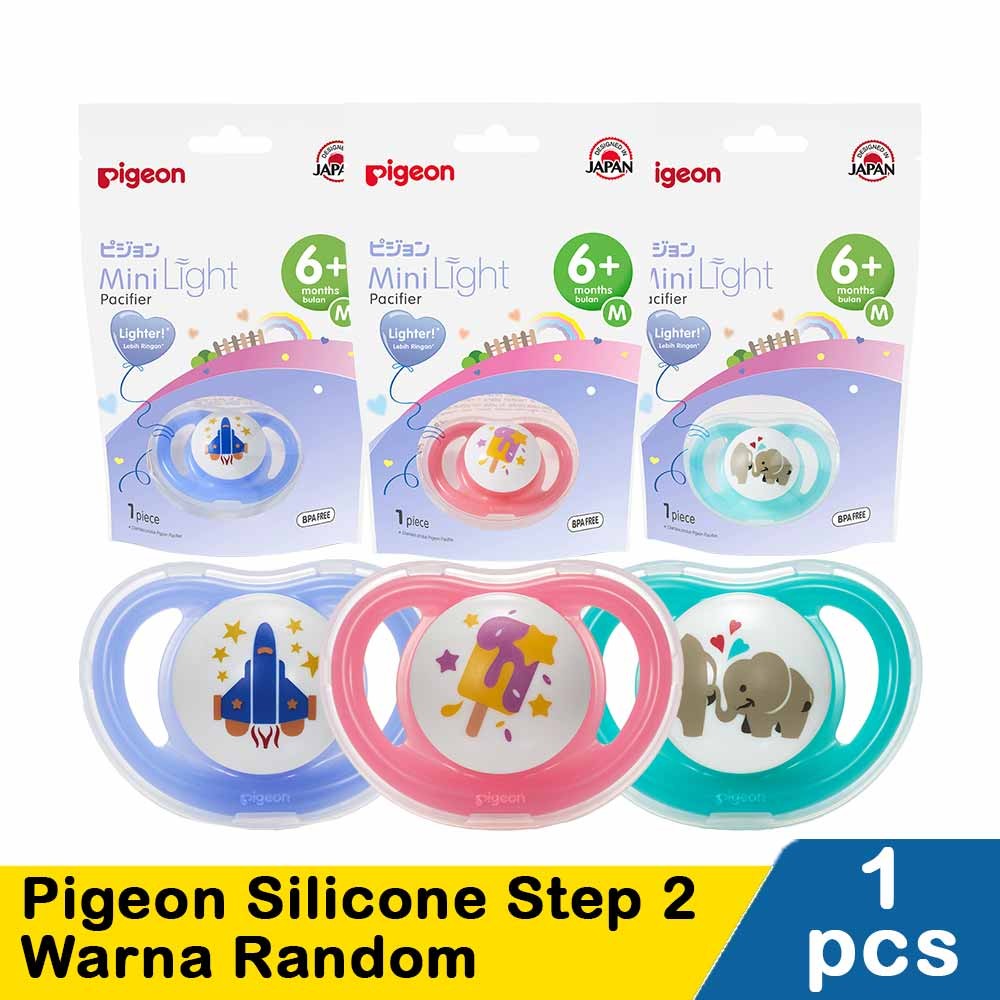 PIGEON SILICONE PACIFIER STEP 2