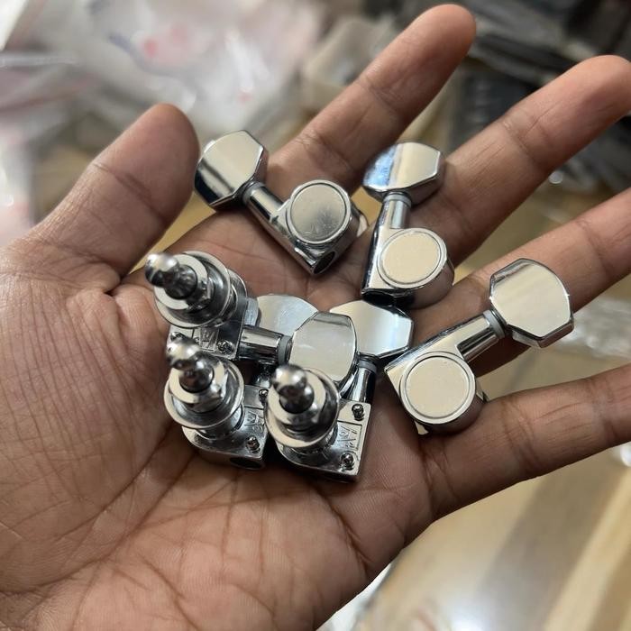 Dryer Ibanez Merk HC - Dryer Gitar Elektrik - Dryer Screwless - Chrome