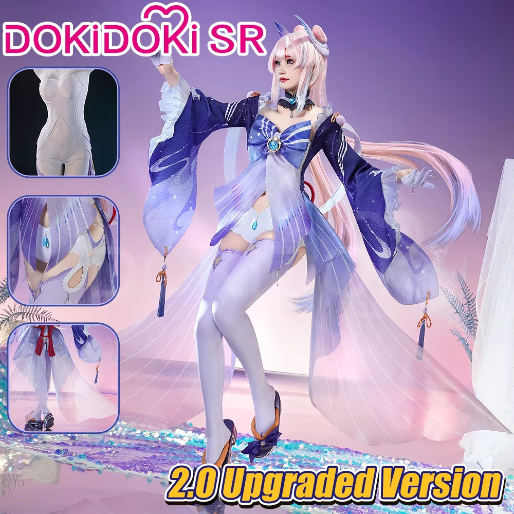  Kokomi Sangonomiya Cosplay Game Genshin Impact DokiDoki-SR Kokomi Cosplay Costume Women Halloween