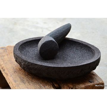 Cobek Batu Asli Ulekan Muntilan + Muntu