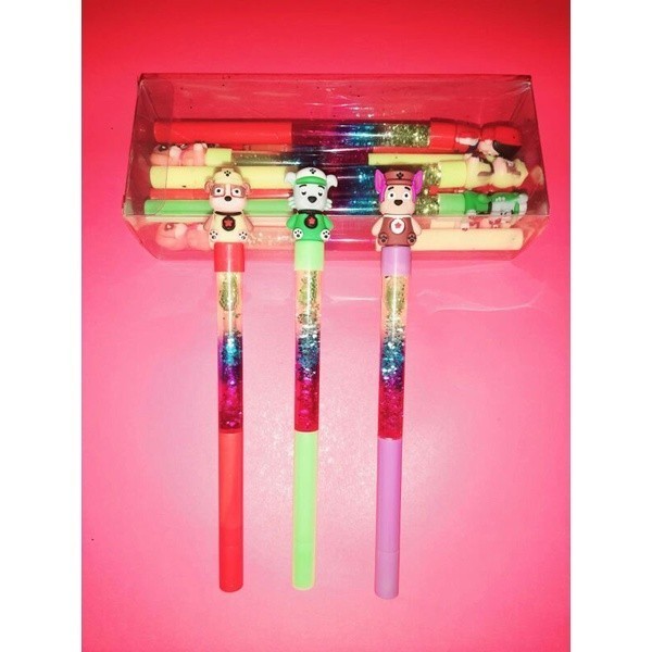 Pulpen Glitter Lucu / Pulpen Air / Gel Pen Kekinian / ballpoin lucu / bulpen Karakter