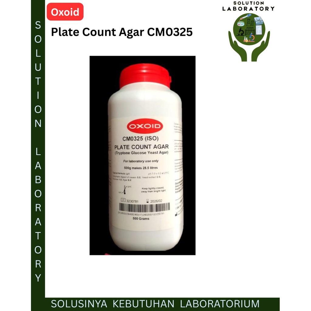 Plate Count Agar CM0325 Oxoid