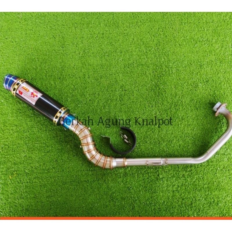 rl Red LEO RACING EXHAUST OPEN FOR Y15ZR LC135 Y15