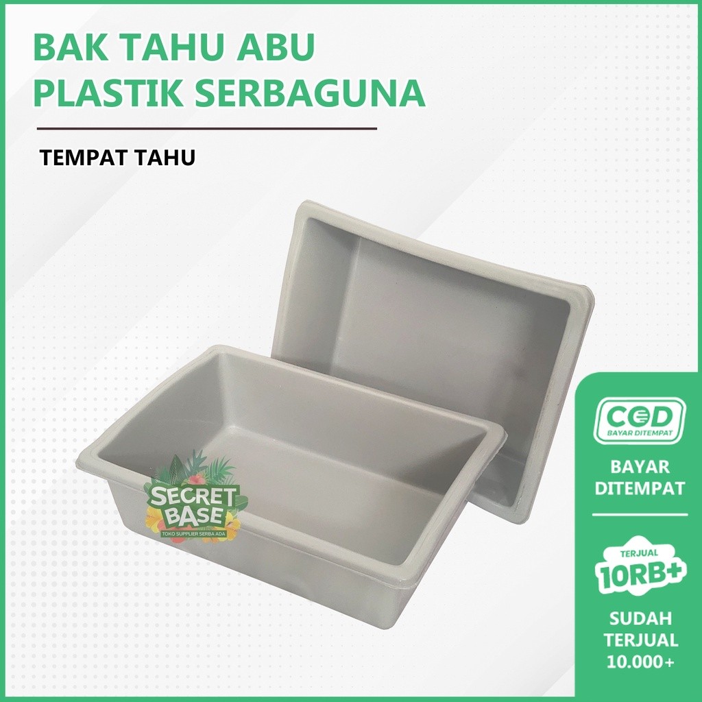 BAK TAHU - Baskom / Ember Plastik / Bak Pasir Kucing / Hidroponik