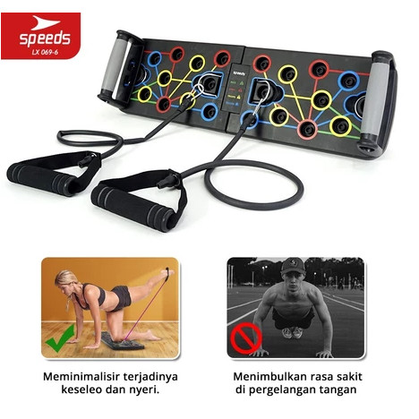 FREE ONGKIR SPEEDS PUSH UP BOARD PUSH UP STAND ALAT BANTU PUSH UP ALAT OLAHRAGA FITNESS 069-6